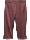 Christopher Esber Cropped Trousers In Red