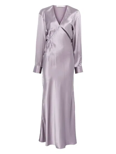 CHRISTOPHER ESBER CROSS-CUT SILK MAXI DRESS