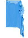 Christopher Esber Crosscut Silk Skirt In Print