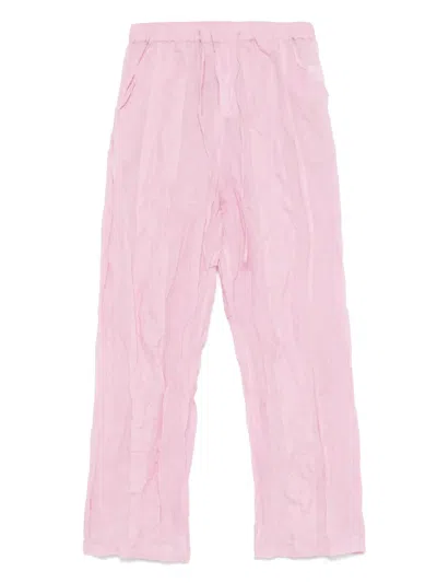 CHRISTOPHER ESBER CRUSHED MULTI-PANELLED TROUSERS