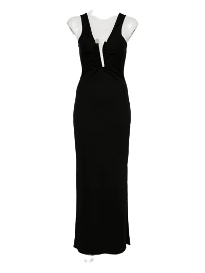 CHRISTOPHER ESBER CRYSTAL-EMBELLISHED DRESS - WOMEN'S - SPANDEX/ELASTANE/POLYESTER