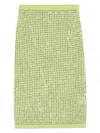 Christopher Esber Green Cirrus Straight Midi Skirt In Green