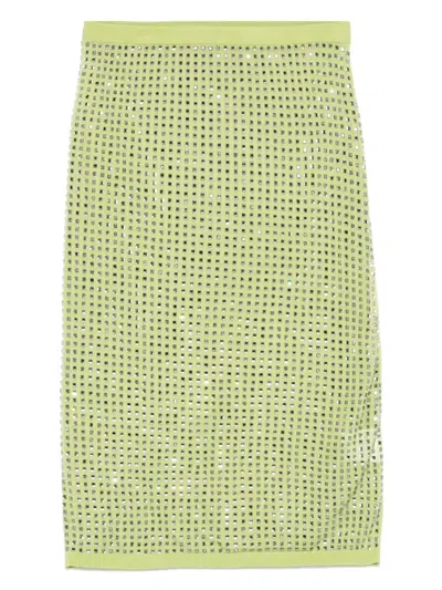 CHRISTOPHER ESBER CRYSTAL-EMBELLISHED MIDI SKIRT