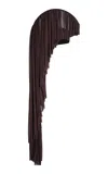 Christopher Esber Curtain Cascade Top In Burgundy