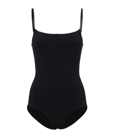 Christopher Esber Cut Out Back One Piece Swimsuit In Black