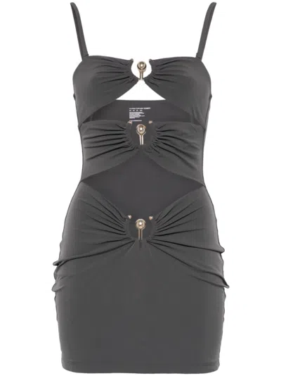 Christopher Esber Cut-out Beach Dress In Grey