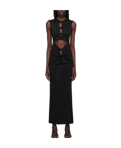Christopher Esber Cut-out Column Dress In Black