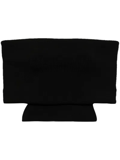 Christopher Esber Cut-out Knitted Top In Black