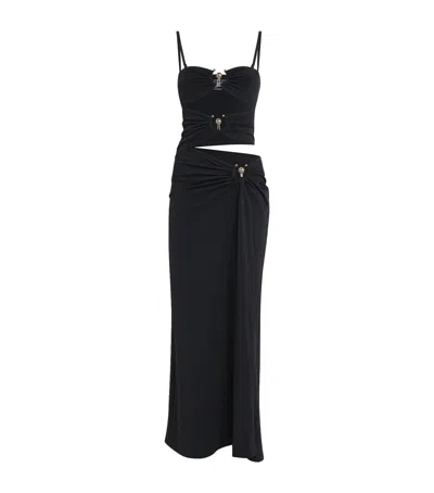CHRISTOPHER ESBER CUT-OUT ORBIT MAXI DRESS