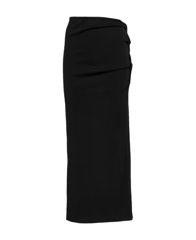 Christopher Esber Cut-out Ribbed Skirt In Black
