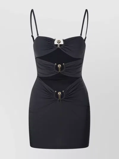 Christopher Esber Cut-out Silhouette Metal Embellishments In Black