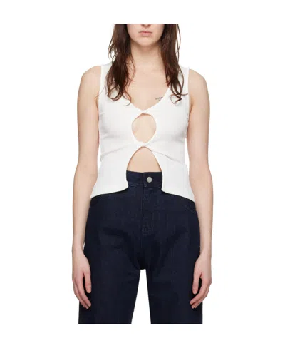 Christopher Esber Cut-out Twisted Tank Top In Black