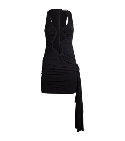Christopher Esber Cut-out Wave Mini Dress In Black