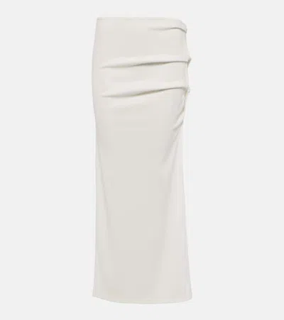 Christopher Esber Cutout Jersey Maxi Skirt In White