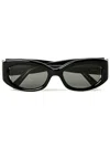 Christopher Esber Davies Beluga Round-frame Sunglasses In Black