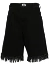 Christopher Esber Deconstruct Denim Short In Black