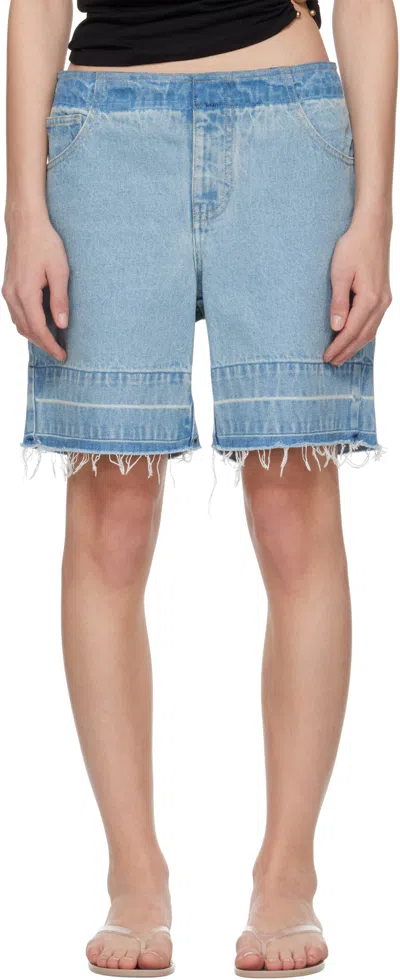 Christopher Esber Deconstruct Denim Shorts