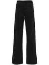 Christopher Esber Low-waisted Deconstructed Jeans In Black