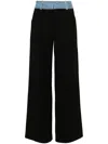 Christopher Esber Deconstruct Wide-leg Trousers In Black