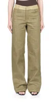 Christopher Esber Deconstructed Denim Straight-leg Jeans In Pink
