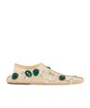 Christopher Esber Embla Beaded Ballet Flats In Nude