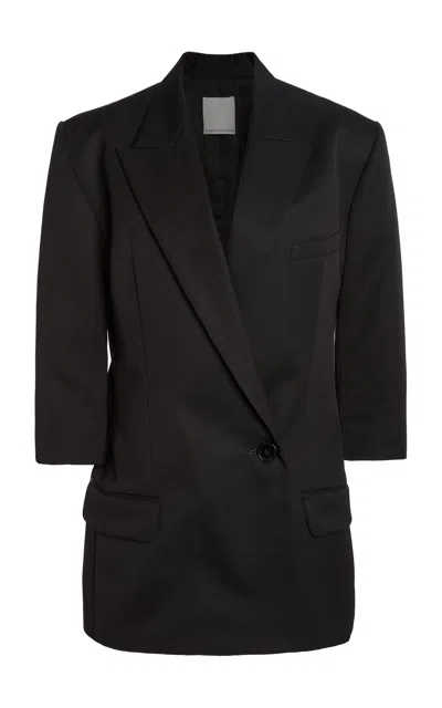 Christopher Esber Didion Tailored Wool Blazer In Black