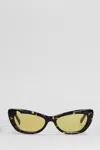 Christopher Esber Dillon Sunglasses In Neutral