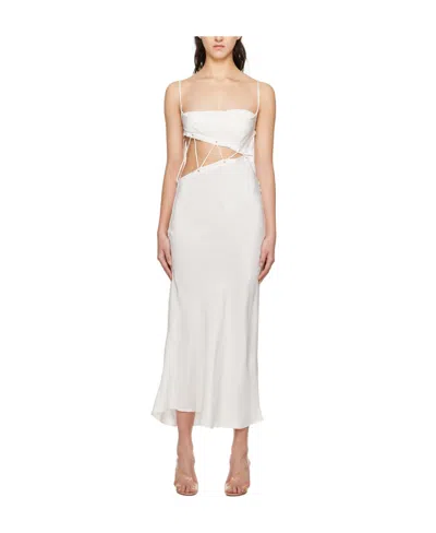 Christopher Esber Disconnect Hollow-out Dress In White