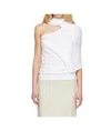 Christopher Esber Distort Cutaway T-shirt In White