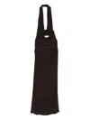 Christopher Esber Draped Cut-out Maxi Dress In Gold