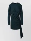 Christopher Esber Draped Extension Dress Asymmetric Hem