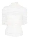 Christopher Esber Draped High-neck Blouse