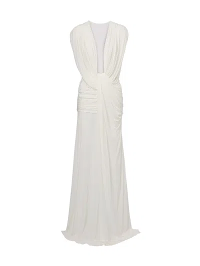 Christopher Esber Dress With Wavy Drape In White