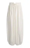 Christopher Esber Drift Loose Tapered Pants In White