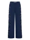 Christopher Esber Duke Embellished Trousers In Blue