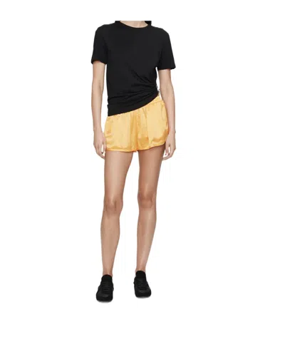 Christopher Esber Elastic Waist Shorts In Orange