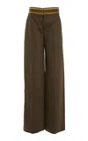 Christopher Esber Ellis Leather Waistband Trouser