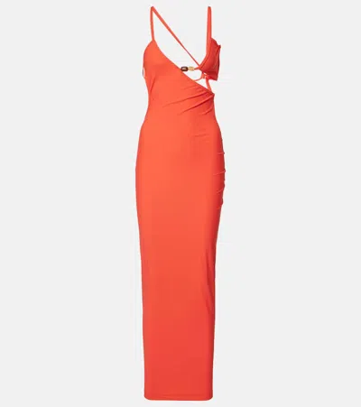 CHRISTOPHER ESBER EMBELLISHED MAXI DRESS