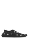 Christopher Esber Frosted Bead-embellished Mesh Flats In Black