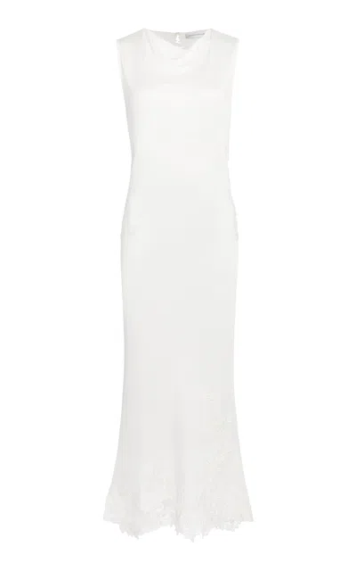 CHRISTOPHER ESBER EMBROIDERED KNIT MIDI DRESS