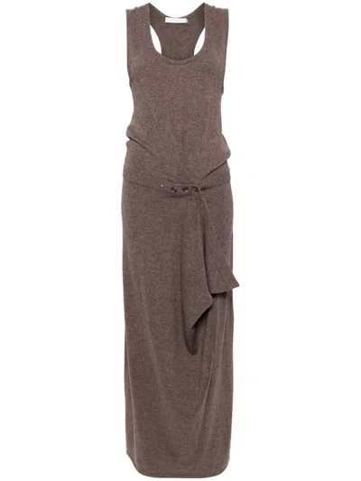 Christopher Esber Fasten Tank Dress In Neutrals