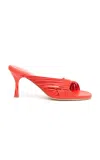 Christopher Esber Fender Leather Mules In Red