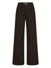 Christopher Esber Relaxed Wide-leg Jeans In Brown