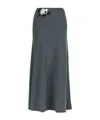 Christopher Esber Trio Stone Ribbed Stretch-jersey Maxi Skirt In Black