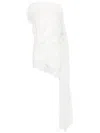 Christopher Esber Floating Lace Mini Dress In White