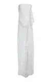 Christopher Esber Floating Lace Strapless Gown