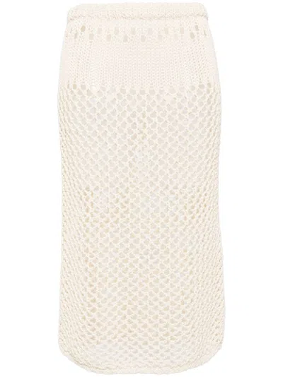 Christopher Esber Fractus Skirt In Neutrals