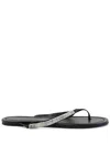 Christopher Esber Frida Pierced Flip-flops In Black