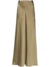 Christopher Esber Front Pocket Bias Maxi Skirt In Neutrals