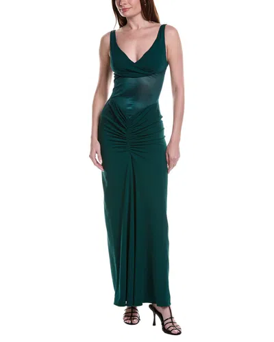 Christopher Esber Fusion Fold Tank Dress In Green